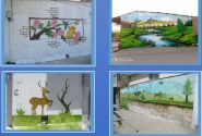 زیبا سازی منظر شهری و اجرای نقاشی دیواری