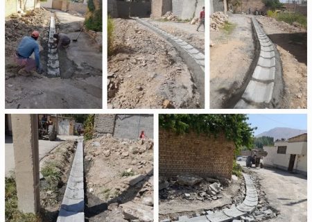 جدولبندی و احداث آبنما در خیابان شهید میراحمدی ، کوچه ایثار با اعتباری بالغ بر ۱/۲۰۰/۰۰۰/۰۰۰ ریال و به طول ۱۵۰ متر